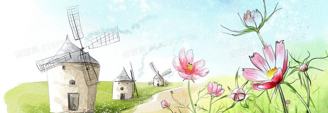插画背景