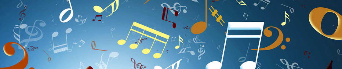 音乐符号banner创意设计