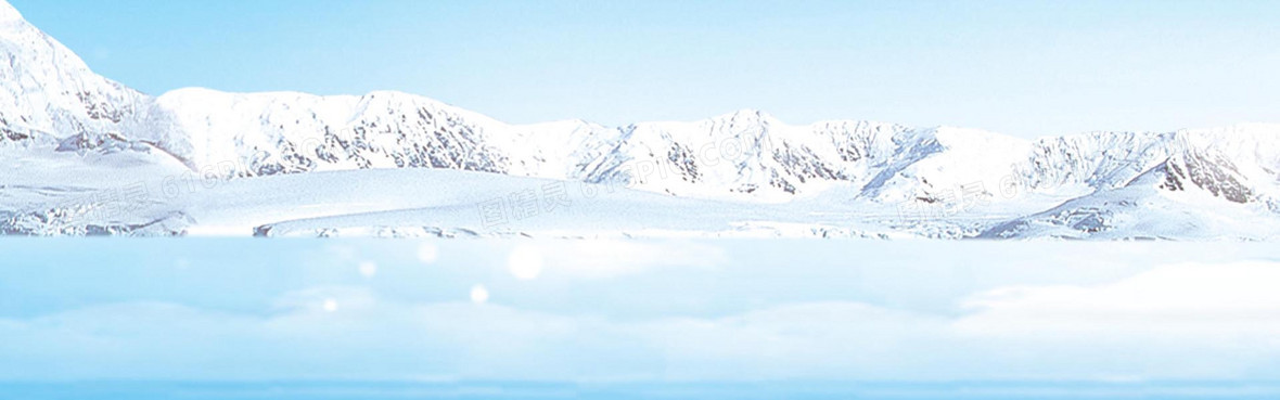 梦幻雪山背景