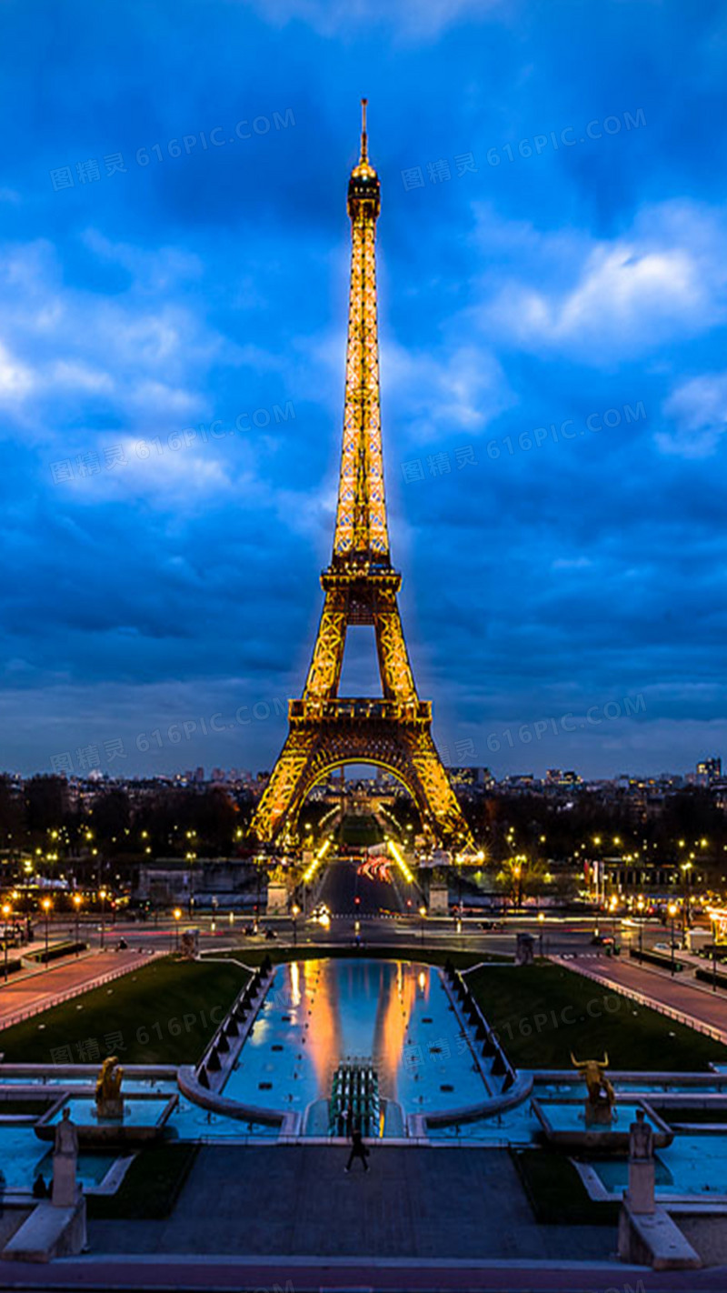 巴黎埃菲尔铁塔素材背景图片下载_1080x1920像素jpg格式_编号vnjfqy6