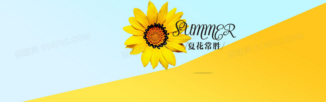夏花常驻小清新banner
