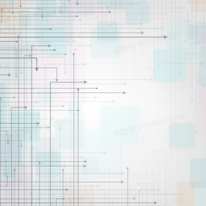 线条箭头科技背景图