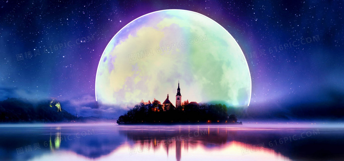 中秋节主题背景banner