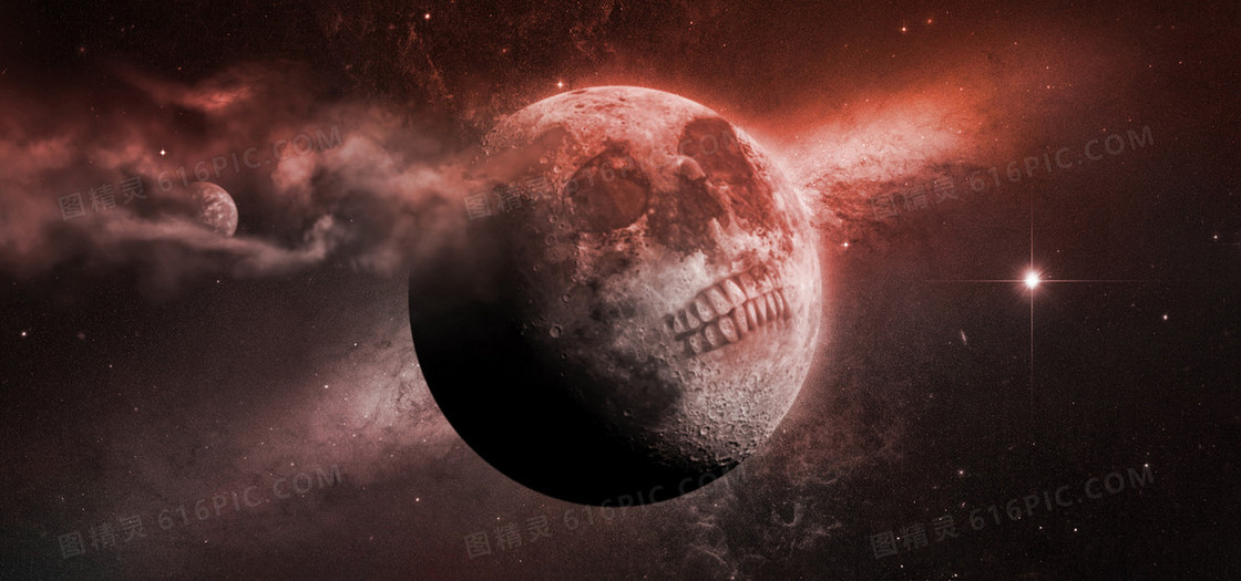 恐怖太空背景