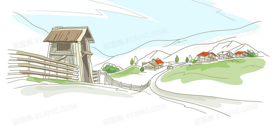 插画背景