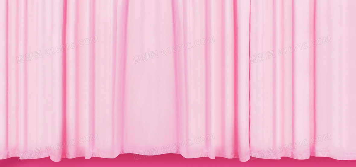 粉色窗帘背景