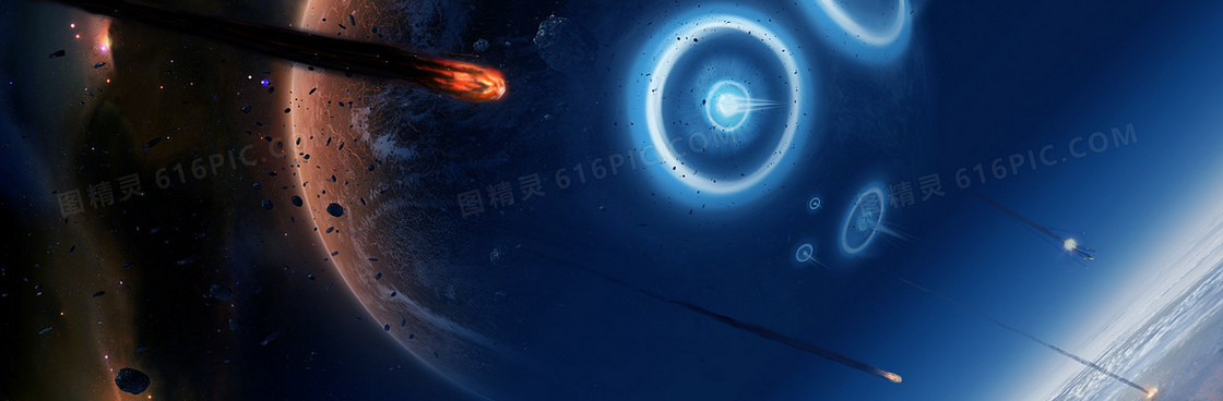 科幻酷炫星际banner