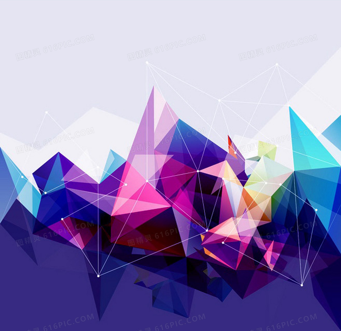 图精灵 背景图库 海报banner 浅紫炫彩多元化背景分享者:小哭小乐小
