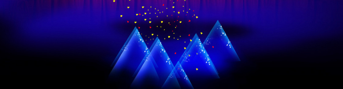 淘宝炫酷蓝色背景banner