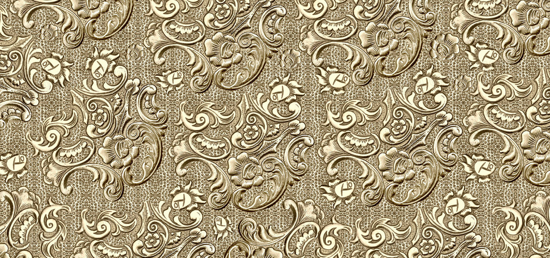 雕刻金色背景