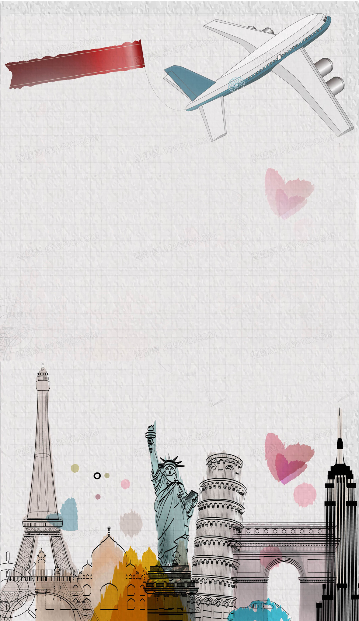 五一劳动节假期旅游欧洲美国行海报背景背景图片下载_2001x3453像素JPG格式_编号vrgfq6j71_图精灵