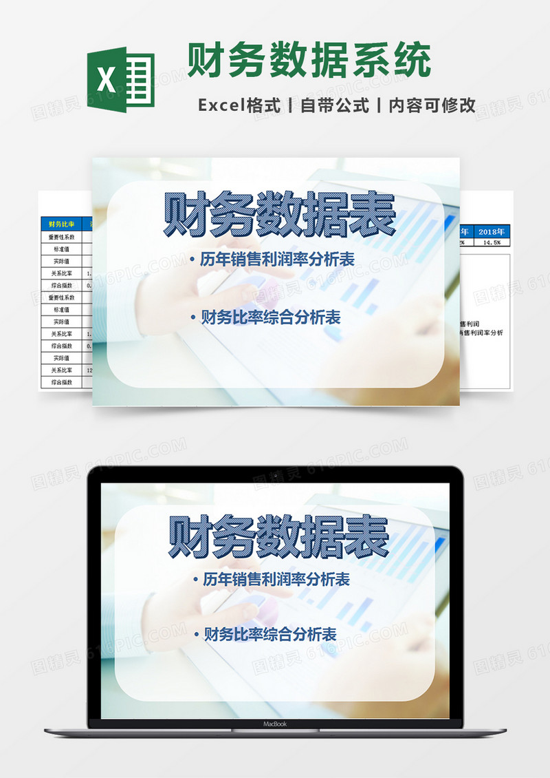 历年销售数据财务管理系统excel表格