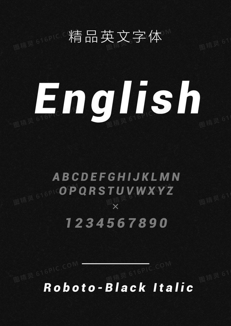 RobotoBlackItalic
