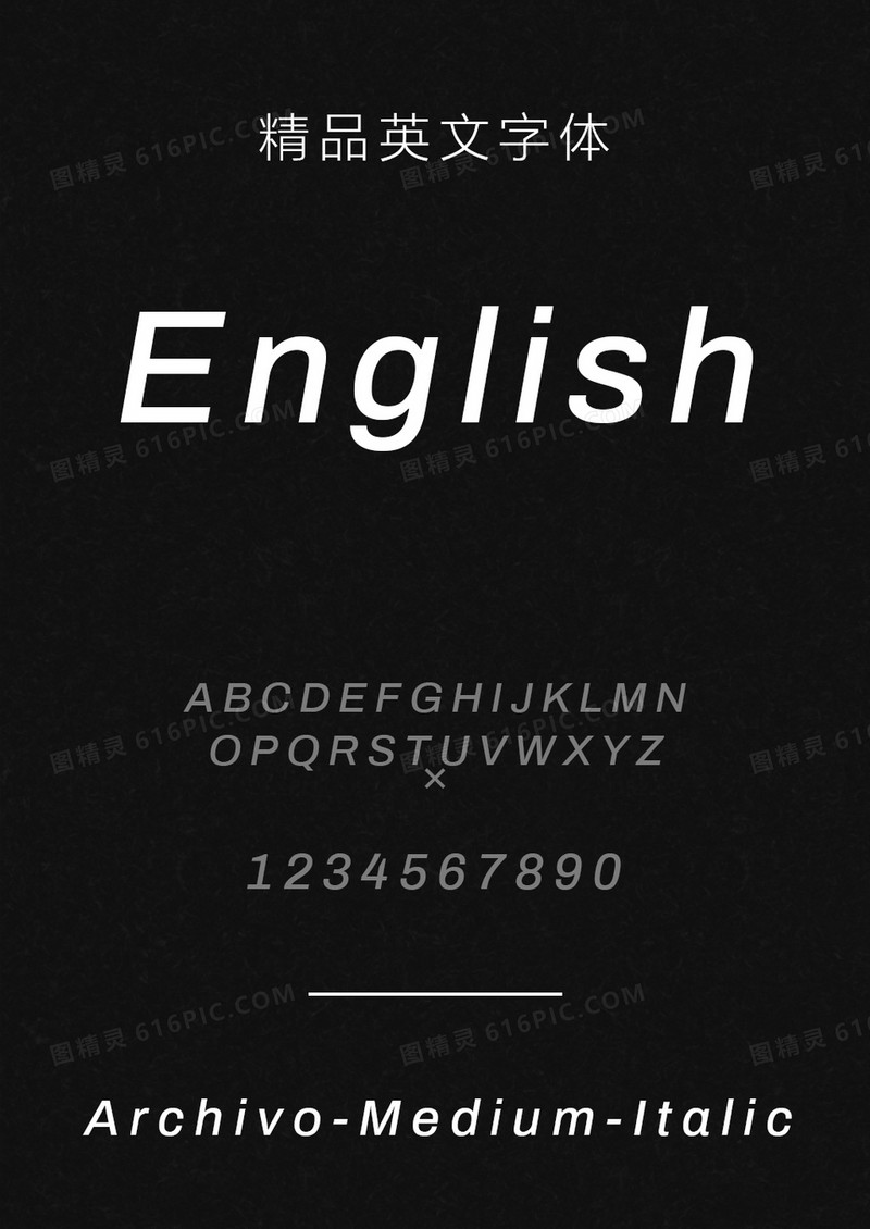 ArchivoMediumItalic