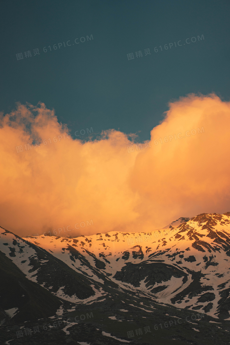 雪域高山风景图片