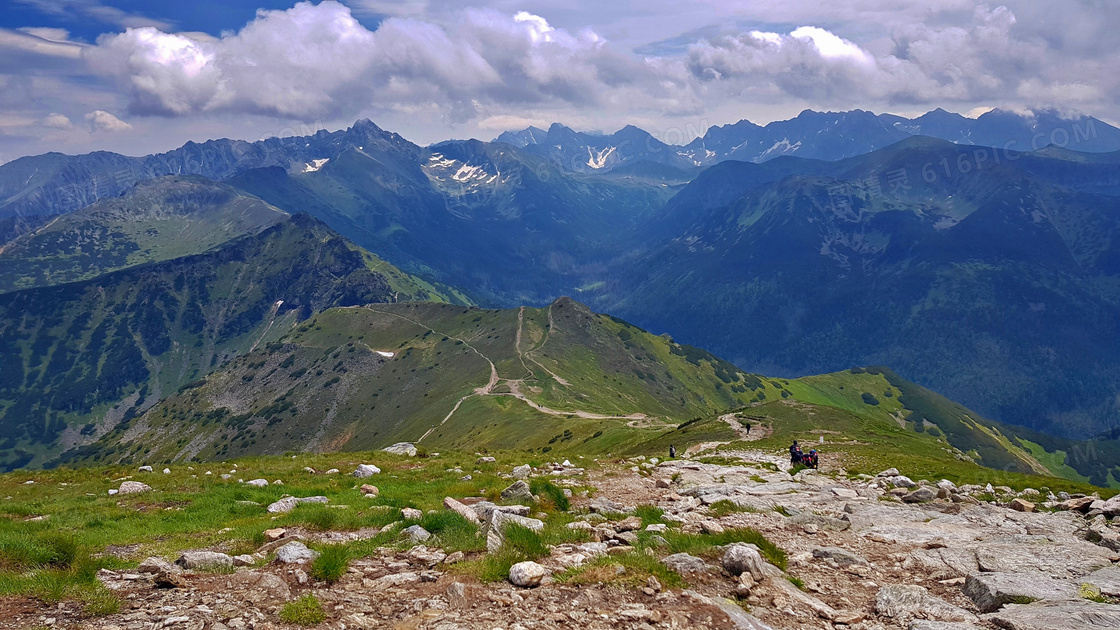 阿尔卑斯景观山脉图片