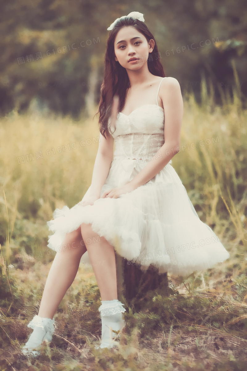 清新治愈系女生图片写真