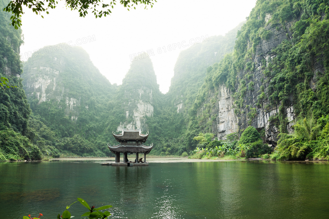 青山绿水唯美意境图片