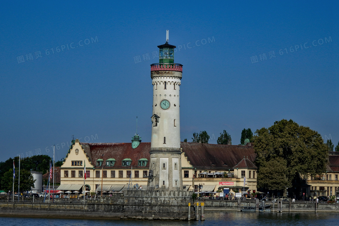 海岸灯塔建筑图片