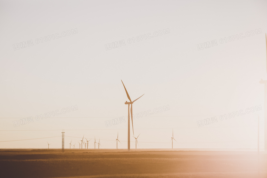 非主流风力发电风车图片
