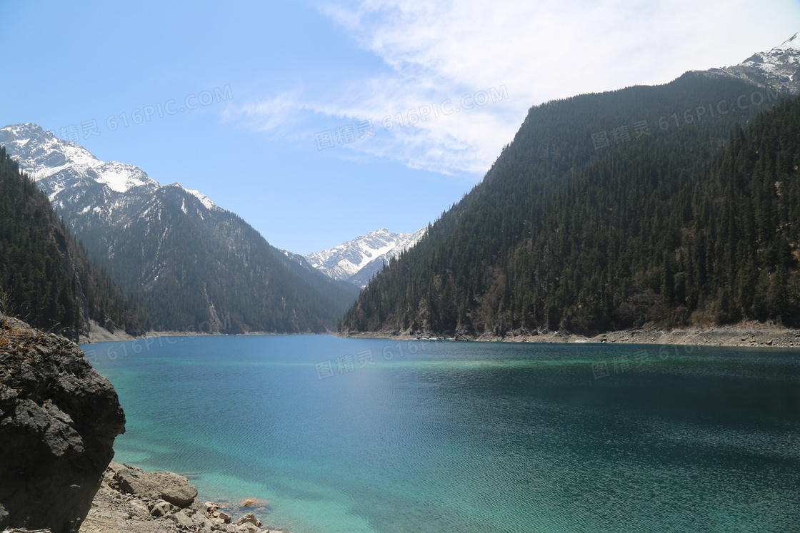 冬季山川湖泊图片