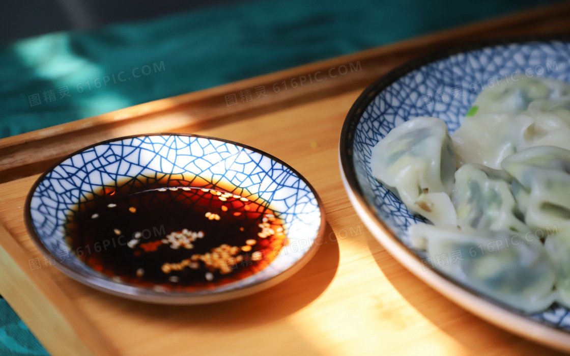 韭菜鸡蛋水饺图片