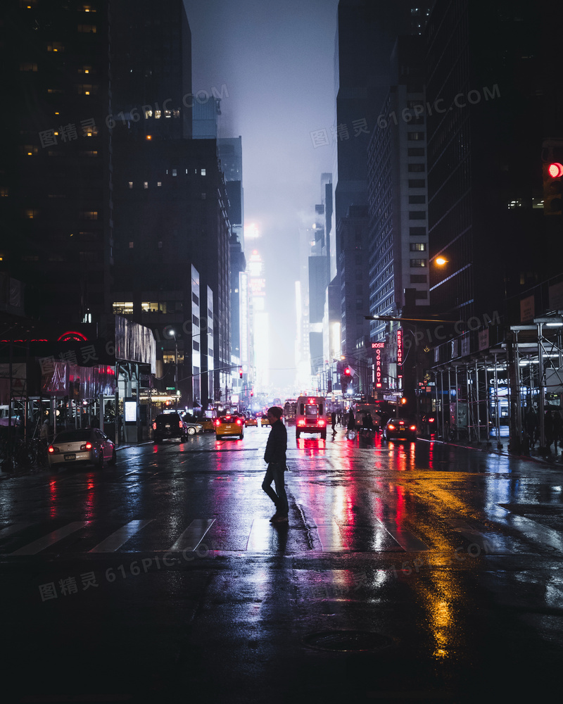 城市下雨夜景图片 城市下雨夜景图片大全