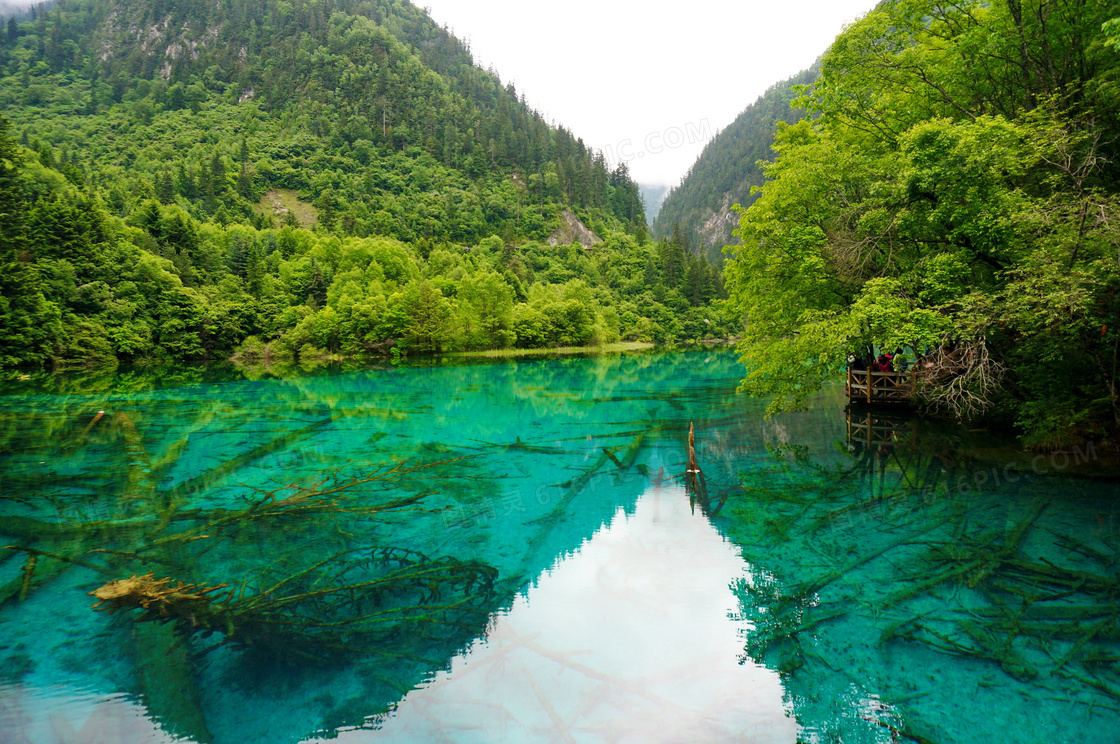 九寨沟山水风景图片