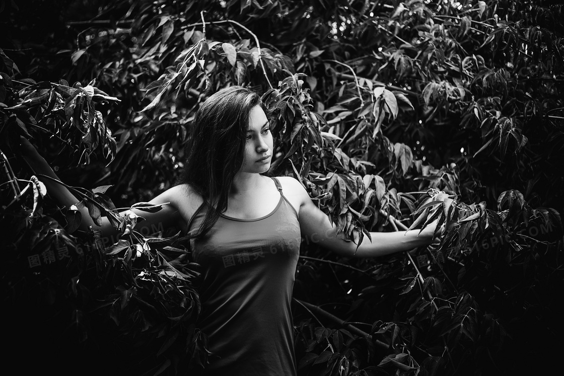 黑白成人性感美女图片