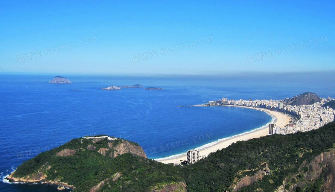 里约海岸风景图片