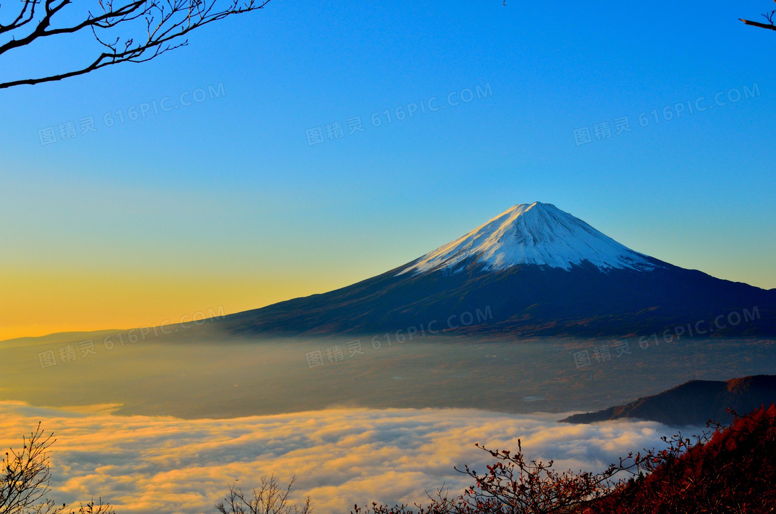 富士山唯美图片