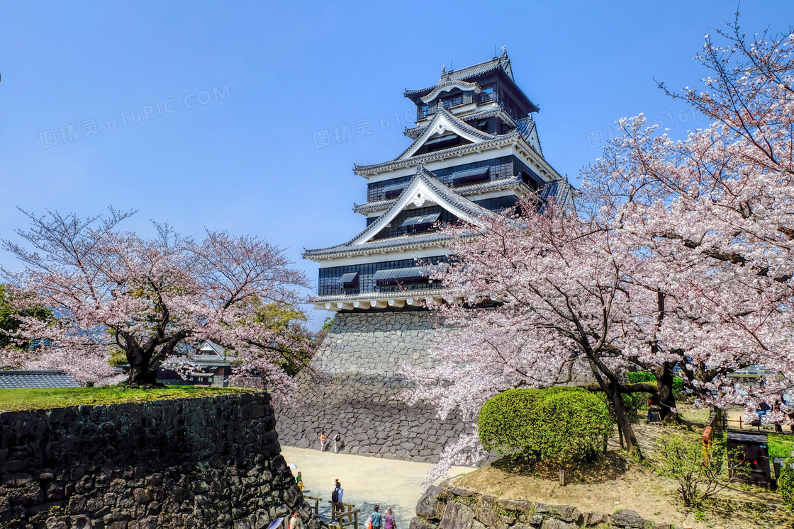 日本熊本城图片