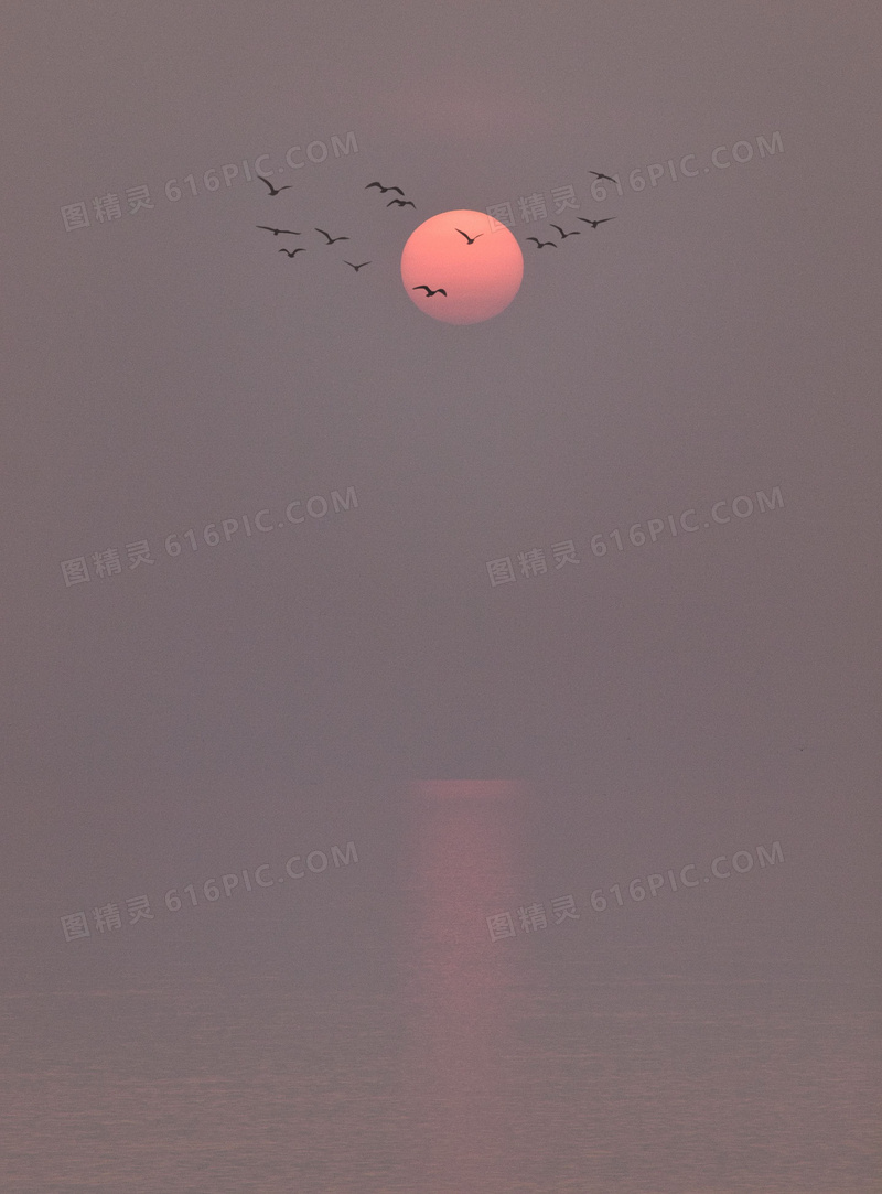 非主流天空夕阳风景图片