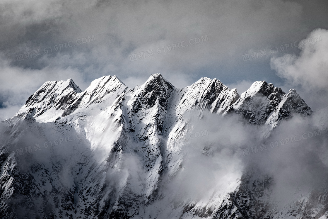 雪山山峰高清美景图片 雪山山峰高清美景图片大全