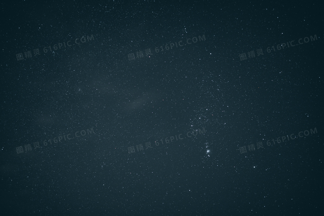 黑色星空繁星点点图片
