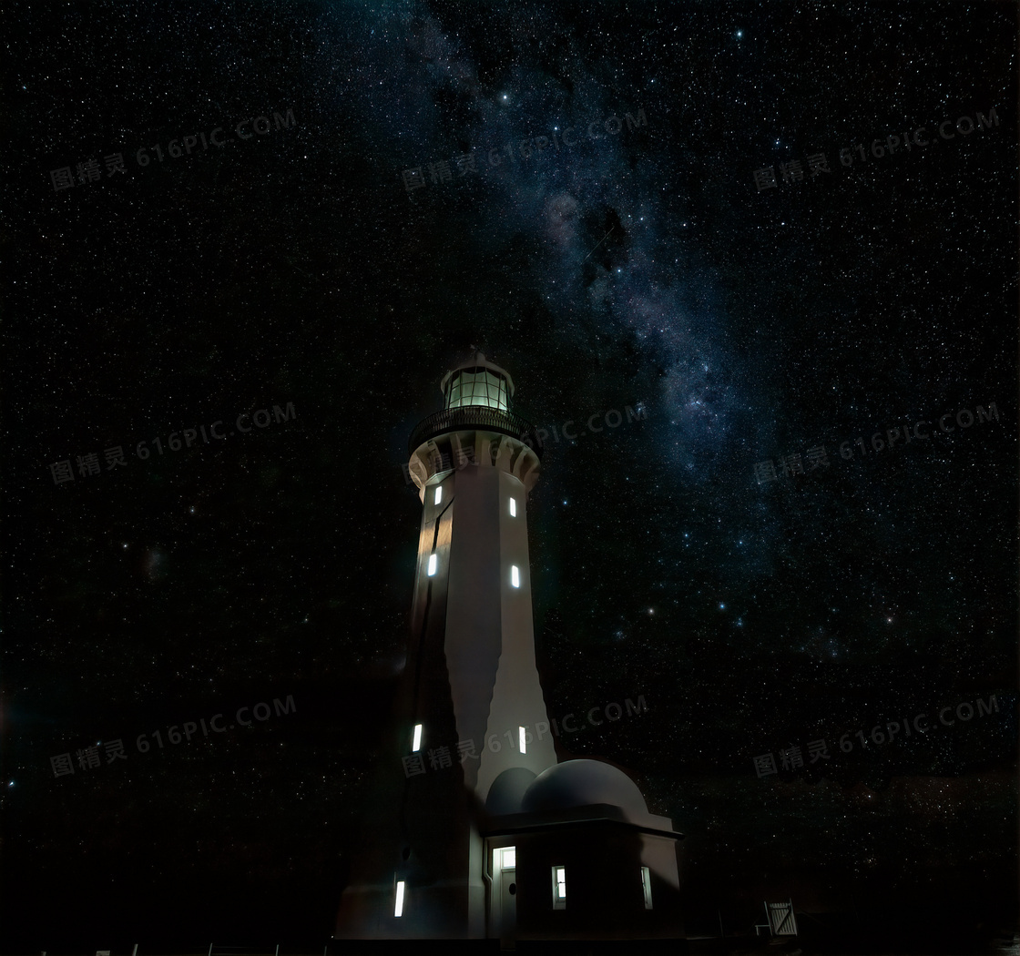 唯美灯塔夜景图片 唯美灯塔夜景图片大全