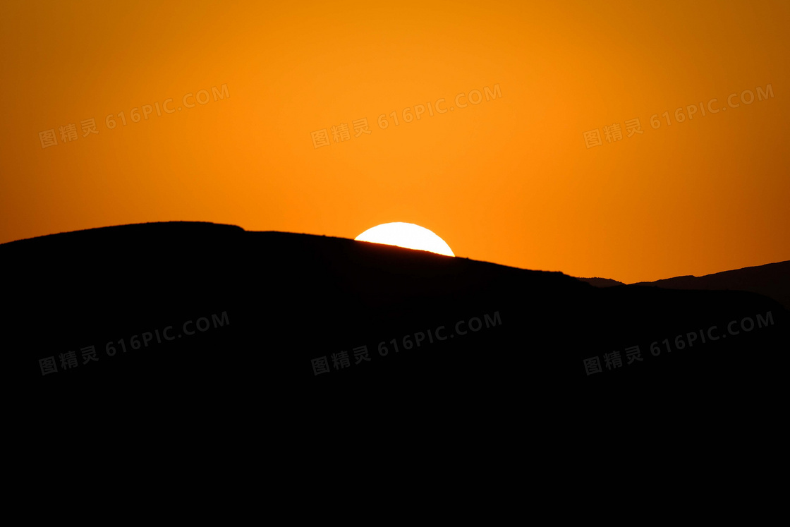 夕阳落山图片欣赏