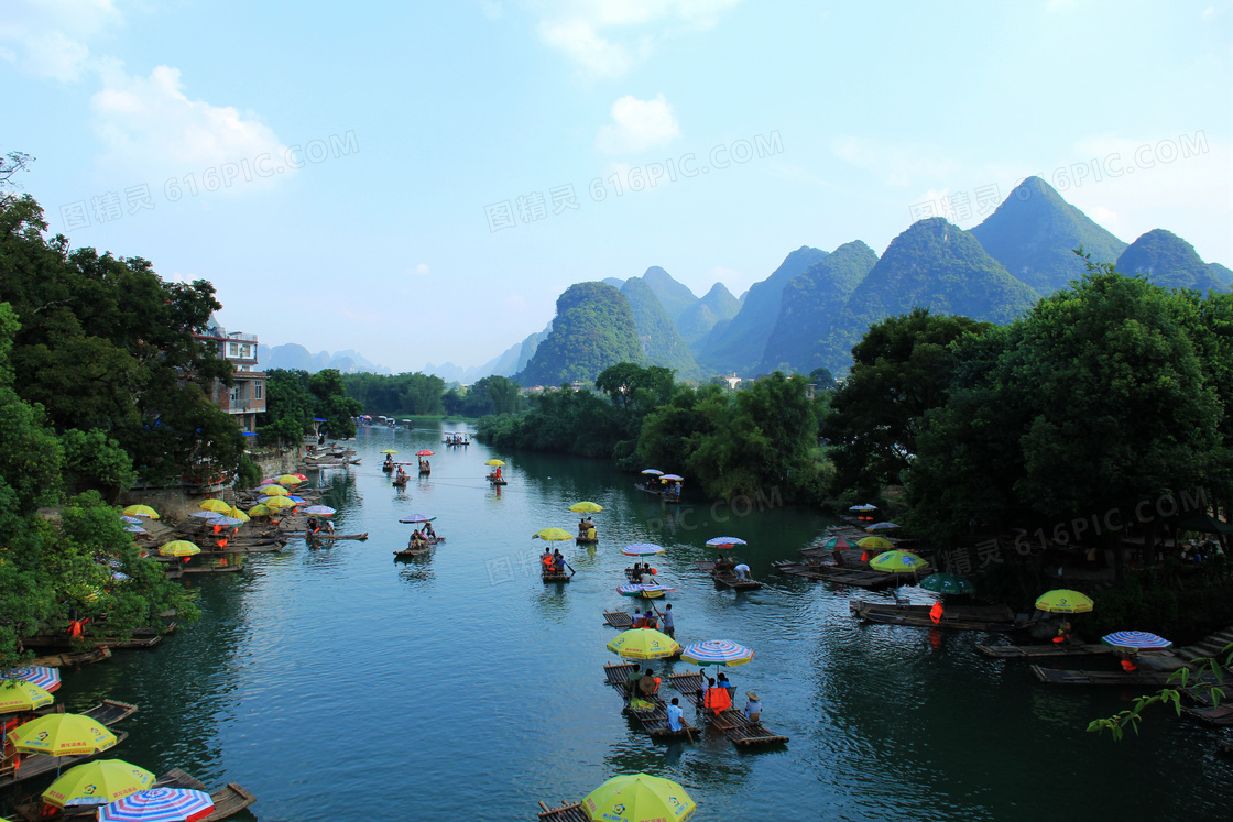 春季桂林山水风光摄影图片