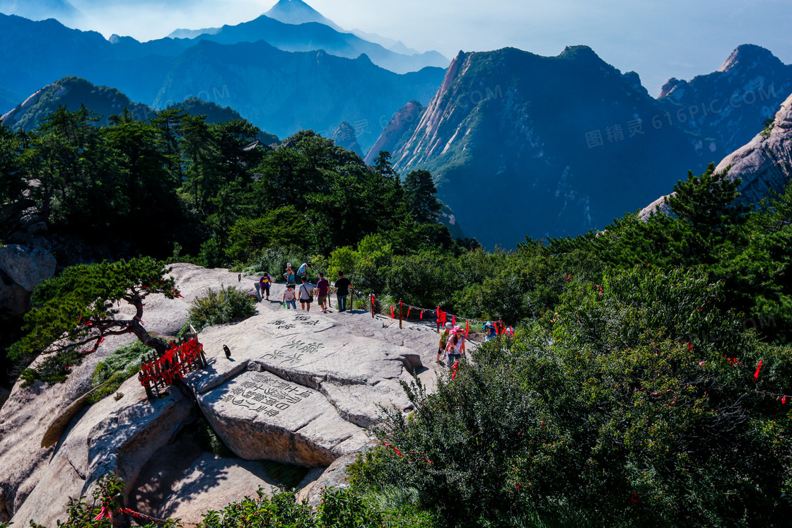 美丽华山旅游风光摄影图片