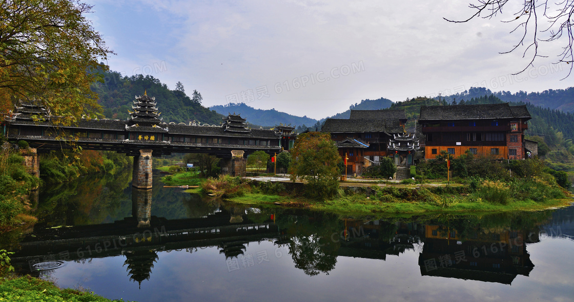 皇都侗寨旅游风光摄影图片