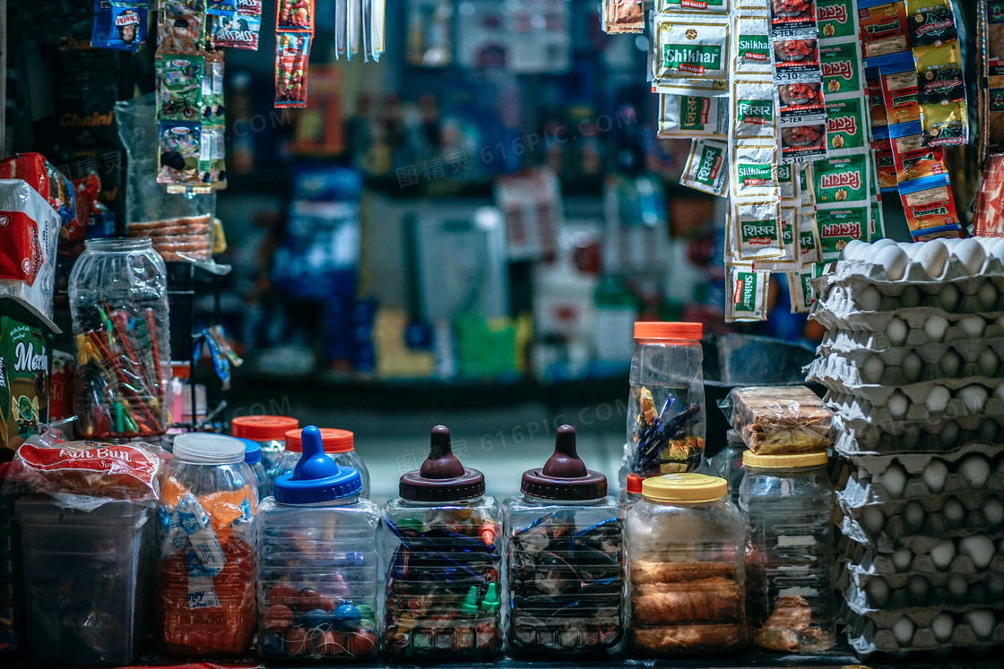 怀旧零食店高清摄影图片