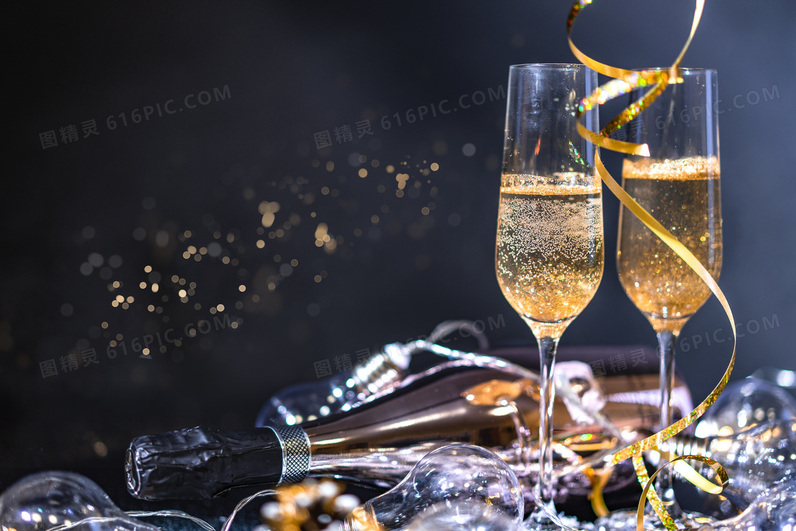 浪漫假日香槟酒图片