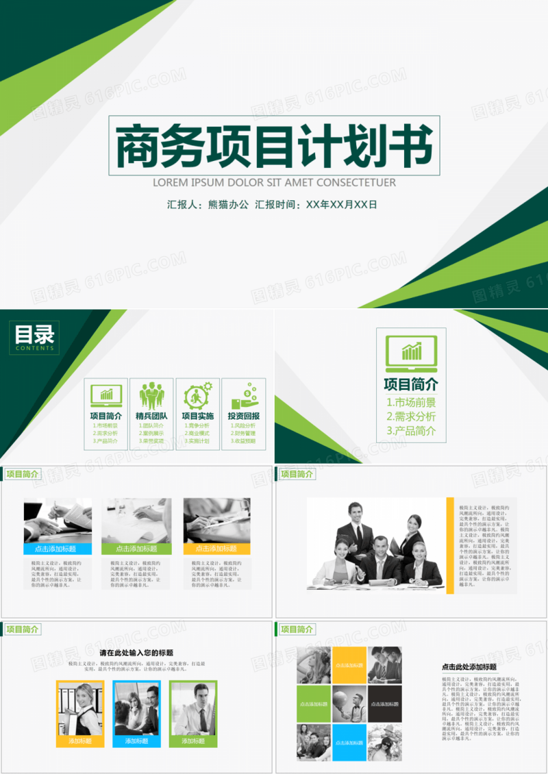 竞标利器商务项目计划书