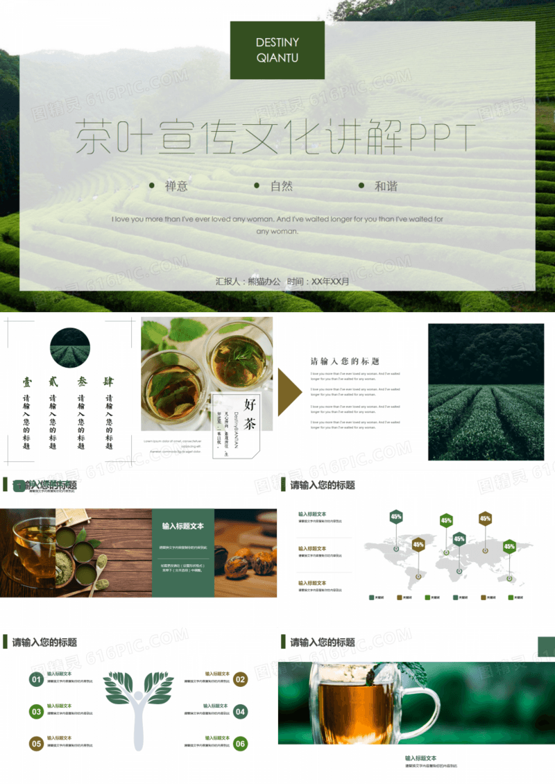 茶叶宣传文化讲解PPT模板