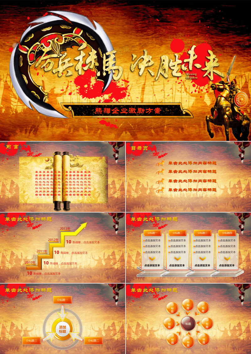 企业文化员工激励培训PPT模板
