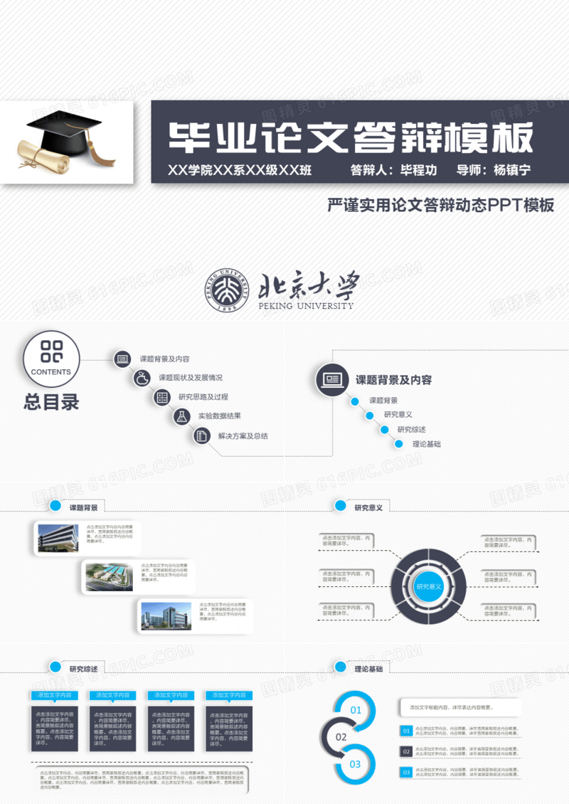 毕业论文答辩模板
