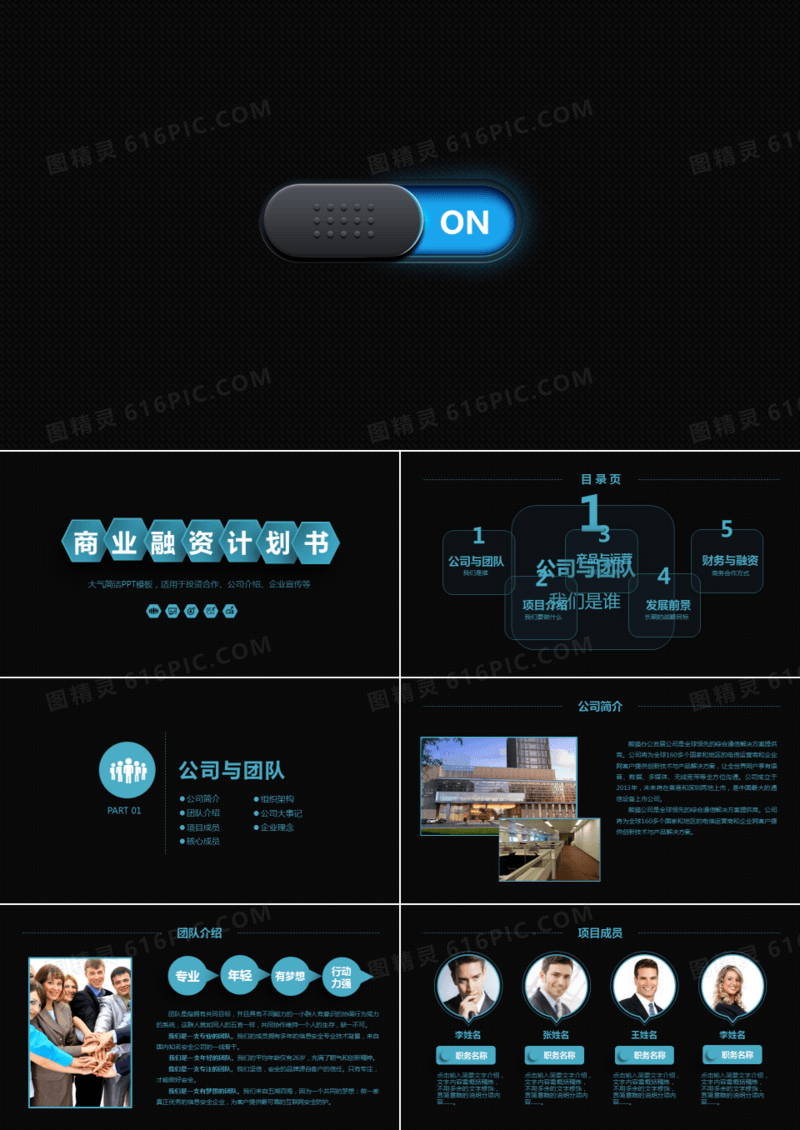 大气磨砂投资创业计划书