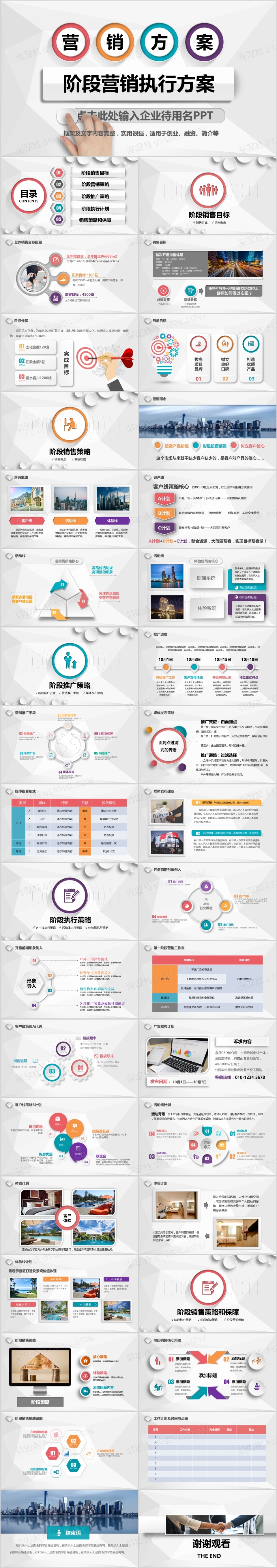 房地产营销方案销售策划方案活动ppt模板