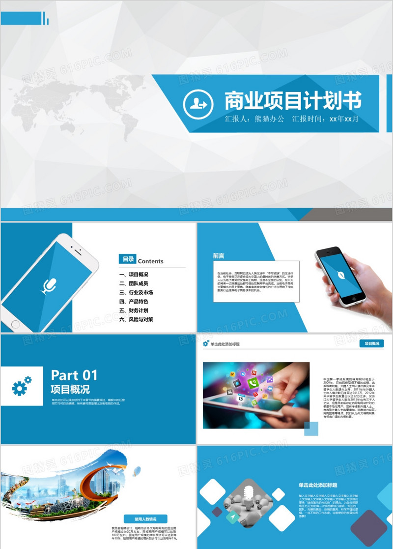 互联网电商项目创业商业计划书