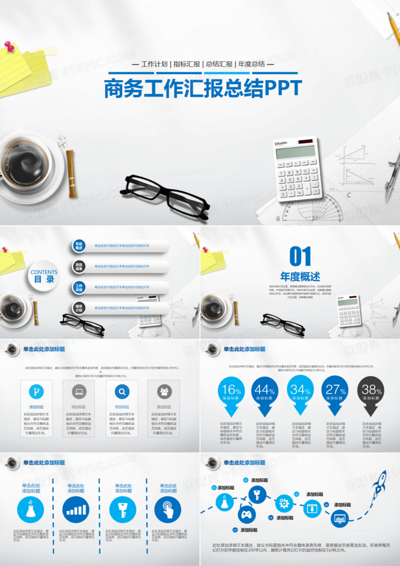 商业计划书总结汇报简约动态PPT模板